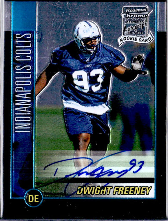 Product Dwight Freeney RC 2002 Bowman Chrome Rookie Auto #227 Link