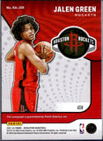 Jalen Green RC 2021-22 Panini Revolution Asia Rookie Auto