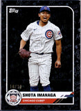 Shota Imanaga 2025 Topps Black All Star Game Foil SP 10/10