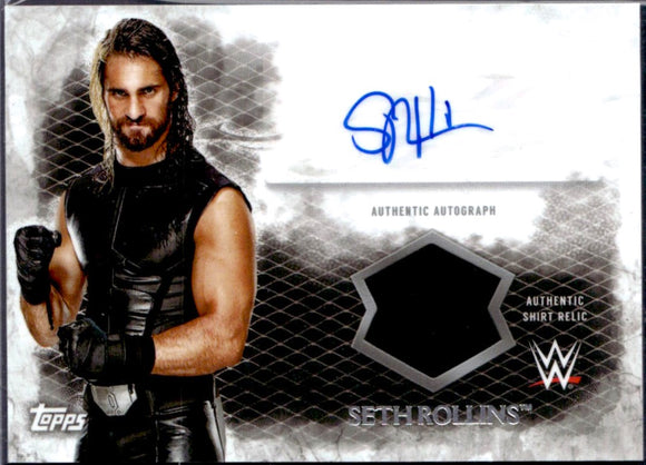 Product Seth Rollins 2015 Topps WWE Undisputed Superstar Patch Auto Link