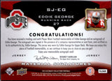 Eddie George 2013 UD Ultimate Collection Dual Patch Auto SP 6/30