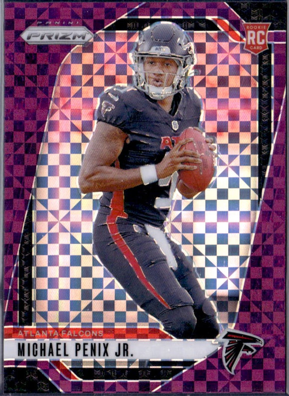 Product Michael Penix Jr RC 2024 Panini Prizm Purple Power Rookie SP 38/49 Link