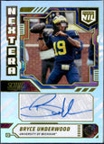 Bryce Underwood RC 2025 Panini Score NIL Next Era Rookie Auto