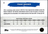 Franz Wagner 2023-24 Topps Motif Quinn Gold SP 1/1