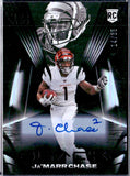 Ja'marr Chase RC 2021 Panini Black Rookie Auto SP 14/35