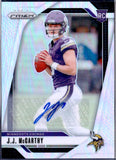 JJ Mccarthy RC 2024 Panini Prizm Silver Rookie Auto #400