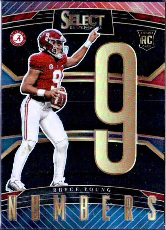 Product Bryce Young RC 2023 Panini Select Draft Black Numbers Rookie SP 1/1 Link