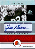 Jim Brown 2005 Upper Deck Reflections Signature Auto