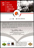 Jim Brown 2005 Upper Deck Reflections Signature Auto