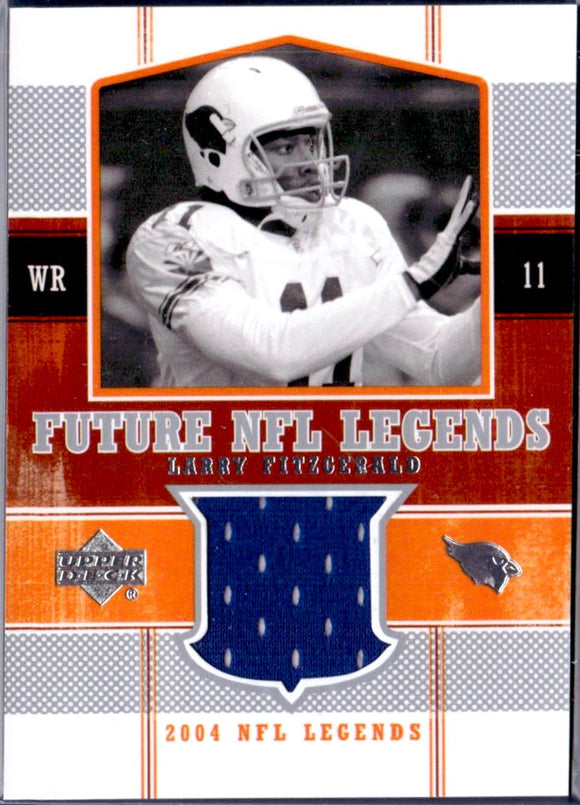 Product Larry Fitzgerald 2004 Upper Deck Future NFL Legends Rookie Jersey Patch Link