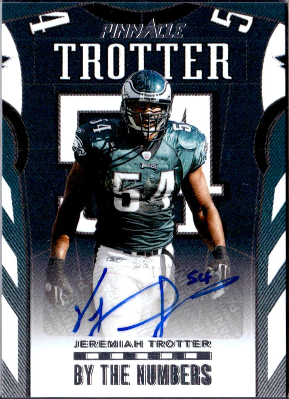 Product Jeremiah Trotter 2024 Panini Encore Pinnacle By The Numbers Auto SP 68/99 Link