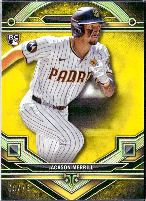 Product Jackson Merrill RC 2024 Topps Triple Threads Yellow Rookie SP 69/75 Link