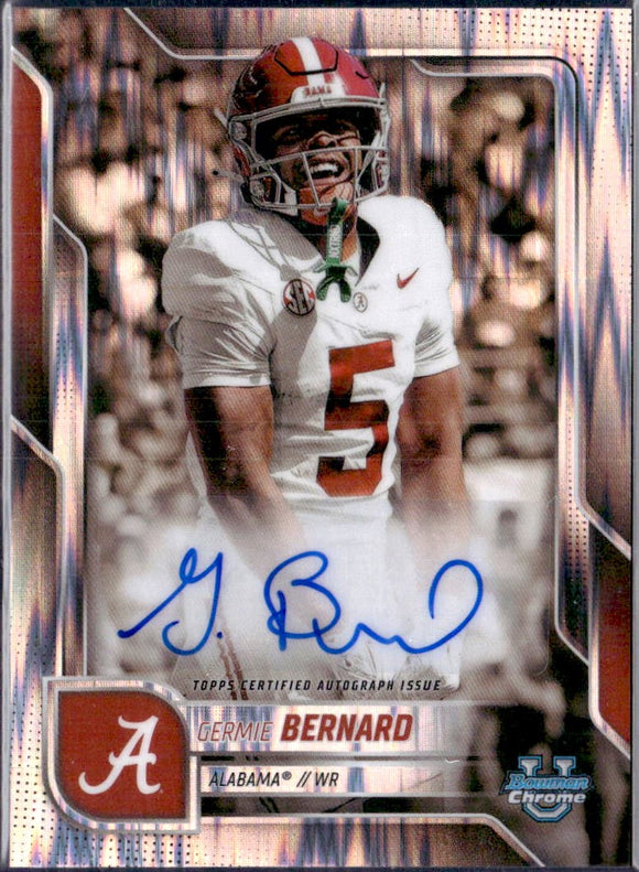 Product Germie Bernard RC 2025 Bowman University Chrome Stealth Rookie Auto Link