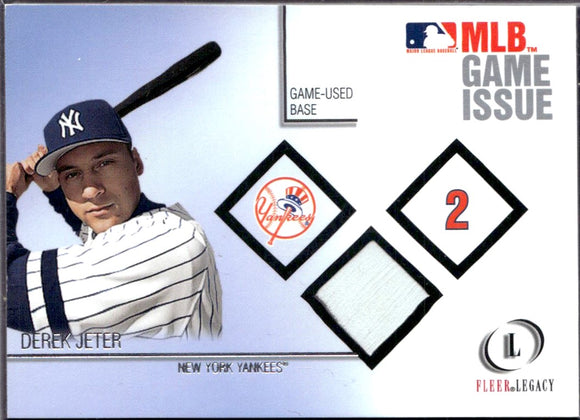 Product Derek Jeter 2001 Fleer MLB Game Issue Game Used Base Patch Link