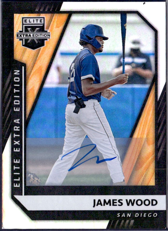 Product James Wood RC 2021 Panini Elite Extra Edition Rookie Auto #62 Link