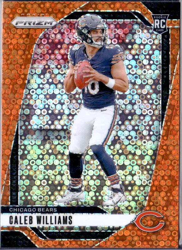 Product Caleb Williams RC 2024 Panini Prizm Orange Disco Rookie #301 Link