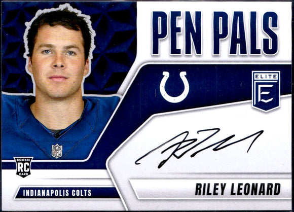 Product Riley Leonard RC 2025 Donruss Elite Pen Pals Rookie Auto Link
