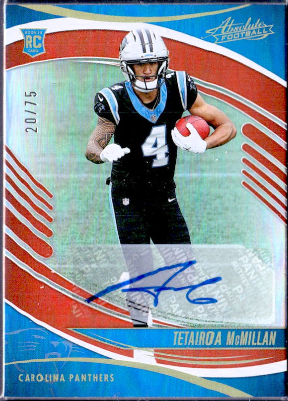 Product Tetairoa Mcmillan RC 2025 Panini Absolute Orange Rookie Auto SP 20/75 Link