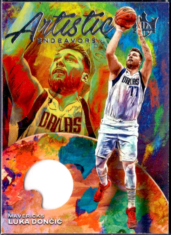 Product Luka Doncic 2022-23 Panini Court King Artistic Endeavors Game Used Jersey Patch Link