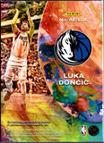 Luka Doncic 2022-23 Panini Court King Artistic Endeavors Game Used Jersey Patch