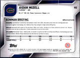 Aidan Mizell RC 2025 Bowman University Chrome Sapphire Red Rookie SP 5/5