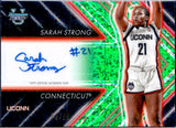 Sarah Strong RC 2024-25 Bowman U Best Green Mini Diamond Possession Arrow Rookie Auto SP 73/99