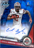 Emeka Egbuka RC 2023 1st Bowman U Sapphire Rookie Auto