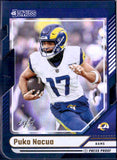 Puka Nacua 2024 Donruss Black Die Cut Press Proof SP 1/1