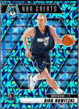 Dirk Nowitzki 2024-25 Panini Mosaic Peacock Choice Prizm SSP #295