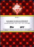 Khabib Nurmagomedov 2024 Topps Chrome UFC Kings And Queens Case Hit SSP