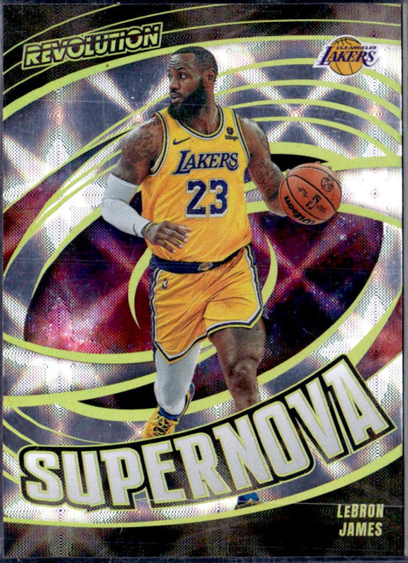 Lebron James 2023-24 Panini Revolution Galactic Supernova SSP #5