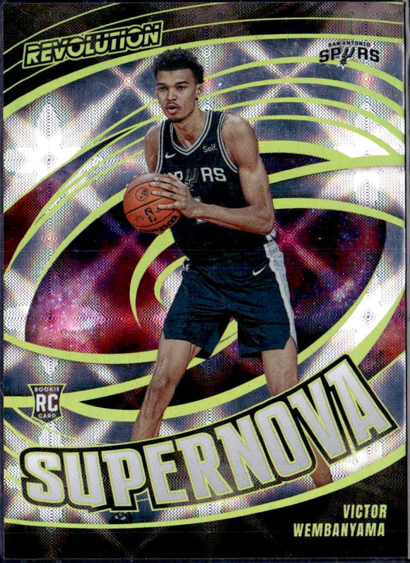 wembanyama rc ウェンバンヤマ Victor Wembanyama RC 2023-24 Panini Revolution Galactic Supernova