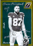 Travis Kelce 2023 Panini Zenith Gold Class President SP 5/10