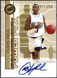 Chris Paul RC 2005 Press Pass Power Pick Rookie Auto