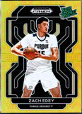 Zach Edey RC 2022 Panini Prizm Draft Gold Rated Prospect Rookie SP 1/10