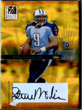 Steve Mcnair 2004 Donruss Elite Gold Passing The Torch Auto SP 16/100