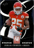 Jamaal Charles 2014 Donruss Elite Black Status Die Cut SP 1/1