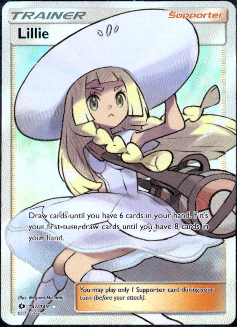 Lillie 2017 Pokemon Sun And Moon Trainer #147/149