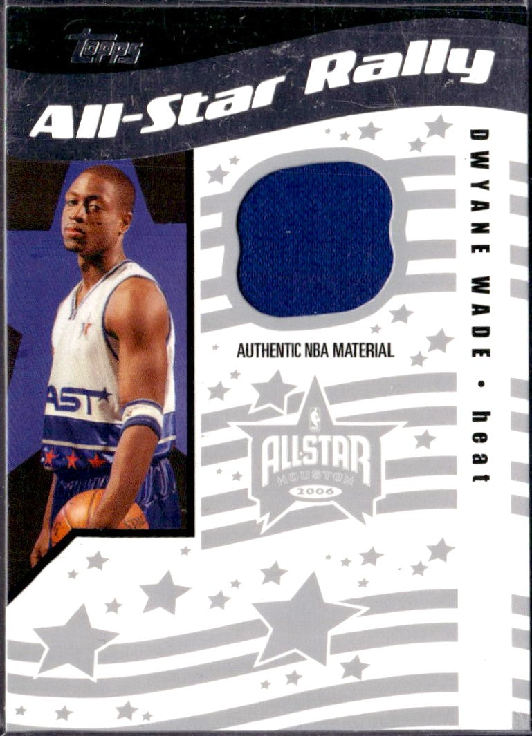 Dwyane Wade 2006 Topps All Star Rally Game Used Patch SP 25/99-1