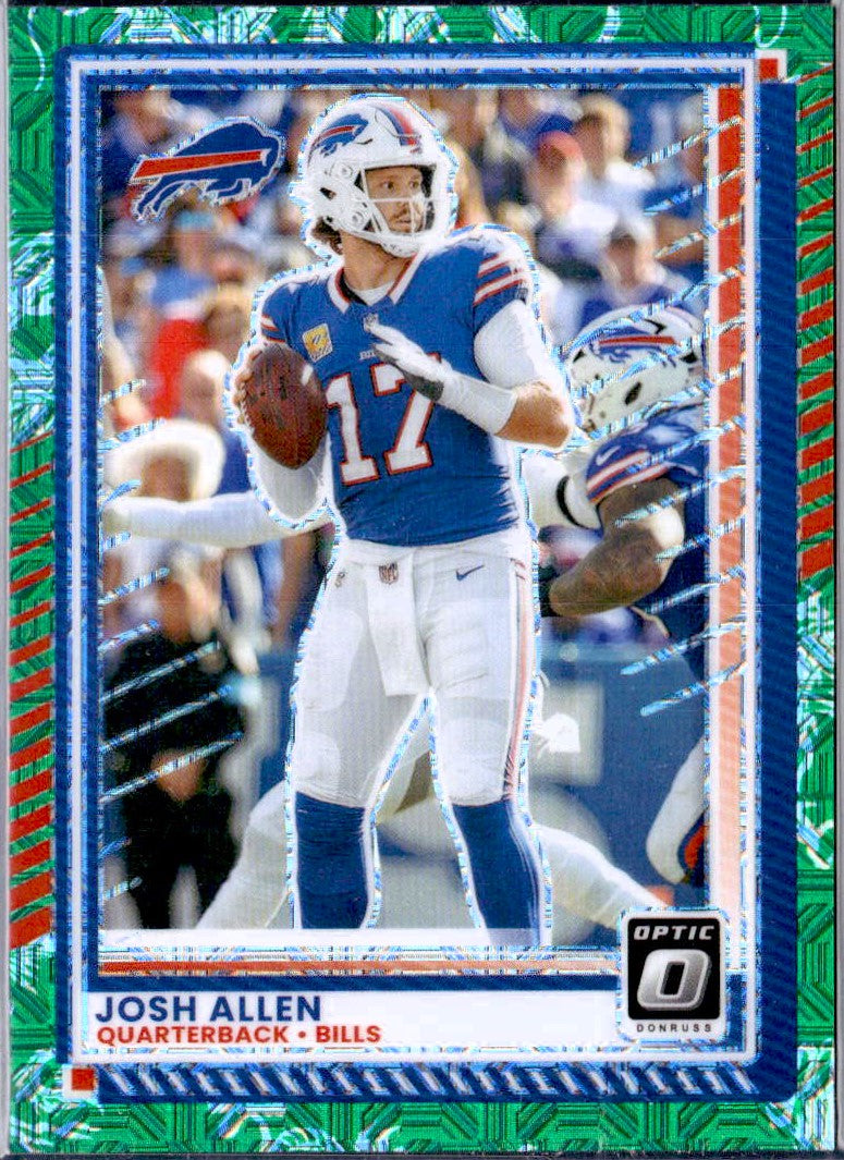 Josh Allen 2025 Donruss Optic Dragon Prizm SP 23/24-1