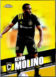 Kevin Molino 2022 Topps Chrome MLS Gold Refractor SP 11/50-1