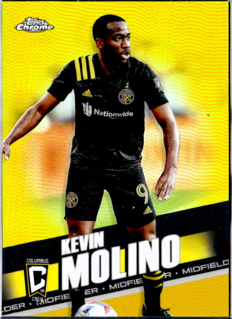 Kevin Molino 2022 Topps Chrome MLS Gold Refractor SP 11/50-1