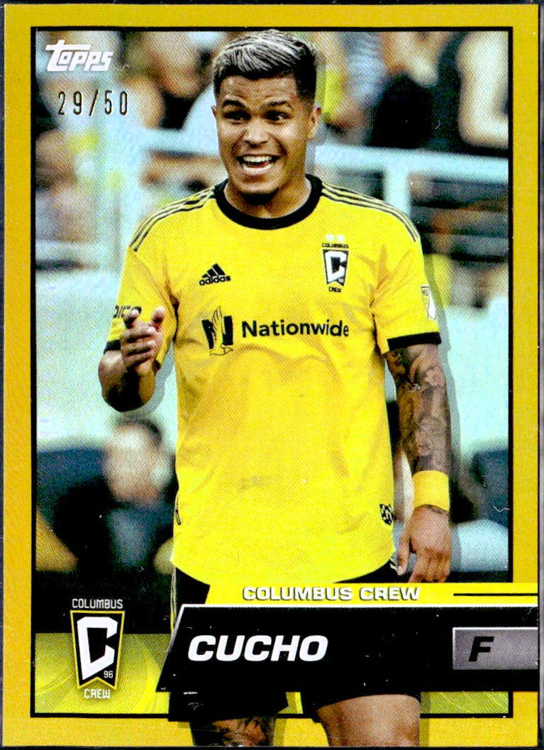 Cucho 2023 Topps MLS Gold Foil SP 29/50-1