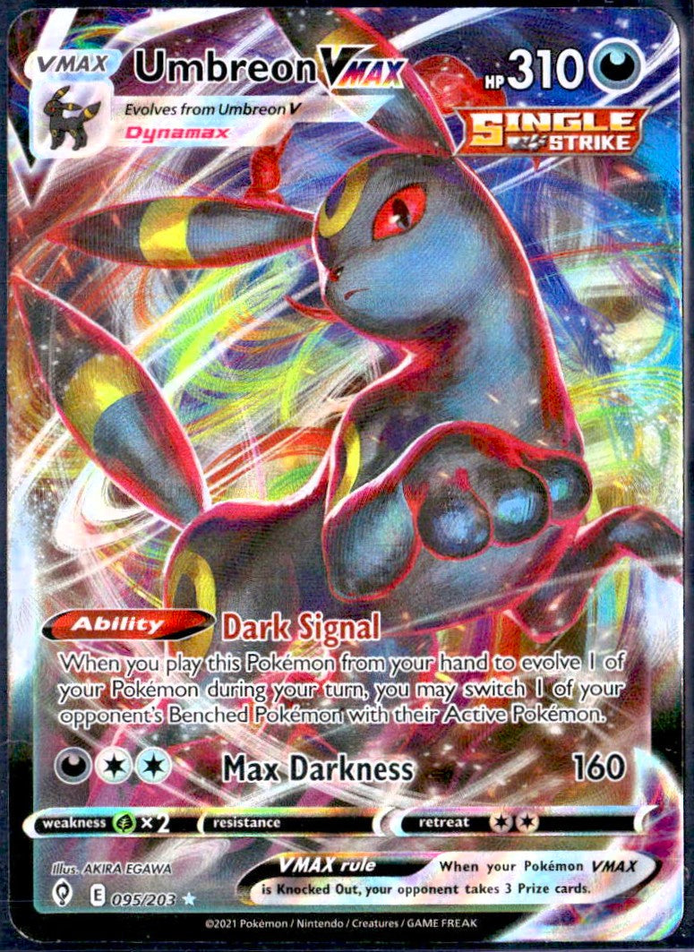 Umbreon VMAX 2021 Pokemon Evolving Skies Full Art #095/203-1