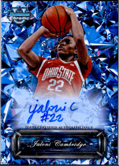 Jaloni Cambridge RC 2024 Bowman U Sapphire Selections Rookie Auto-1