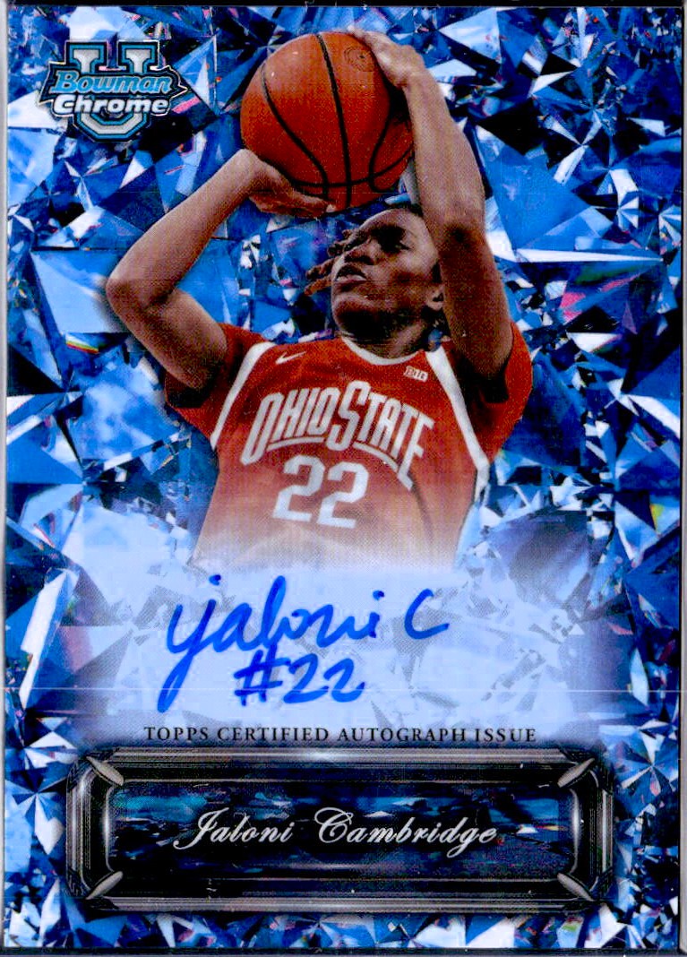 Jaloni Cambridge RC 2024 Bowman U Sapphire Selections Rookie Auto-1