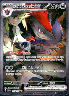N's Zoroark EX 2025 Pokemon Battle Partner #185/159-1