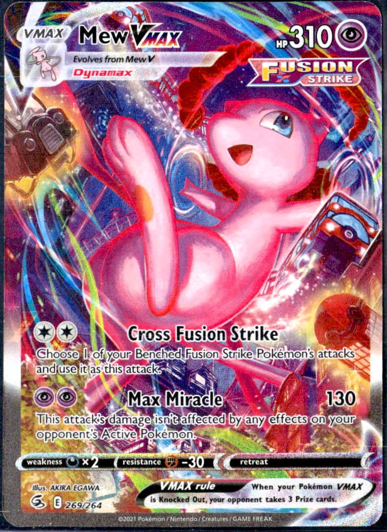 Mew V Max 2021 Pokemon Fusion Strike #269/264