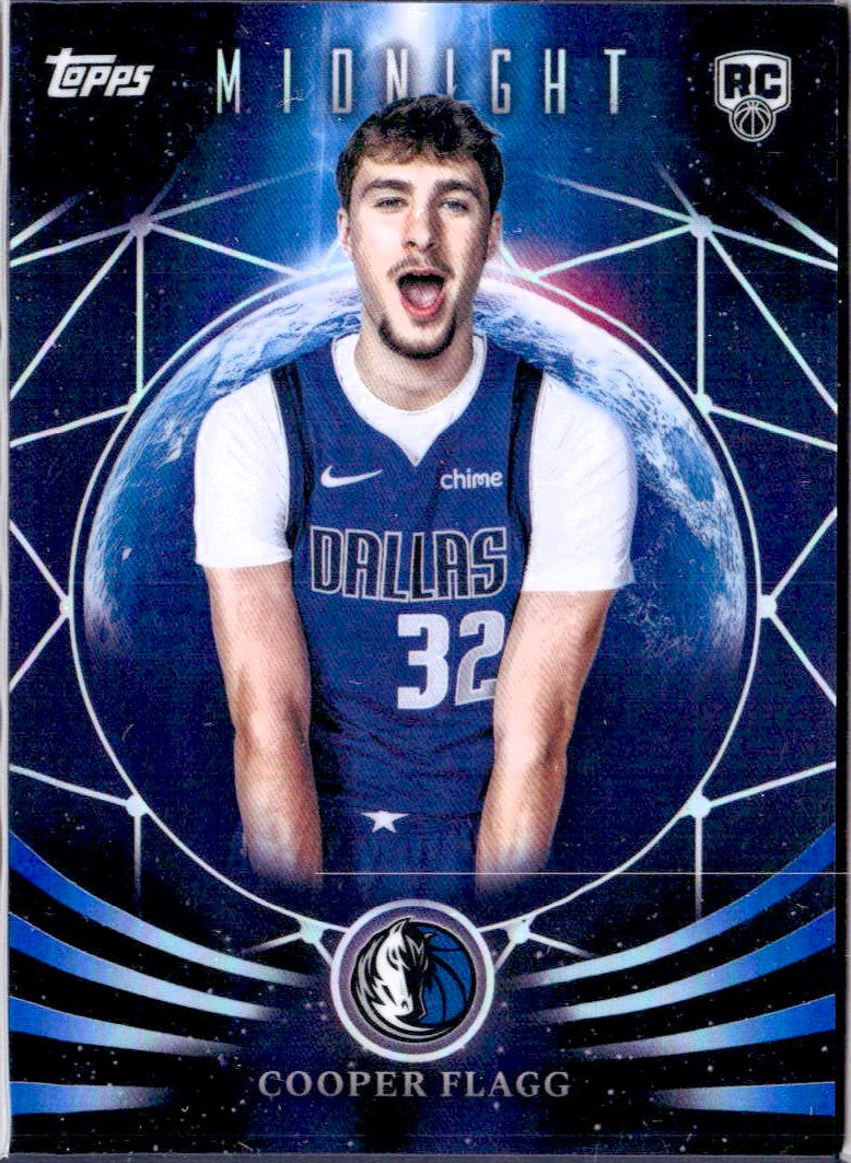 Cooper Flagg RC 2025-26 Topps Midnight Moonfall Rookie-1