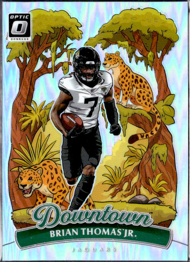 Brian Thomas Jr 2025 Donruss Optic Downtown! SSP #2-1
